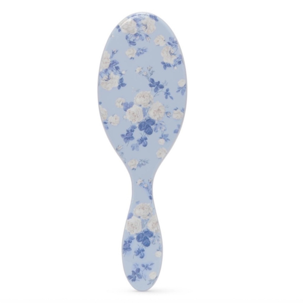 LoveShackFancy Wet Brush Limited Edition Sold Out Blue Floral Detangler Brush